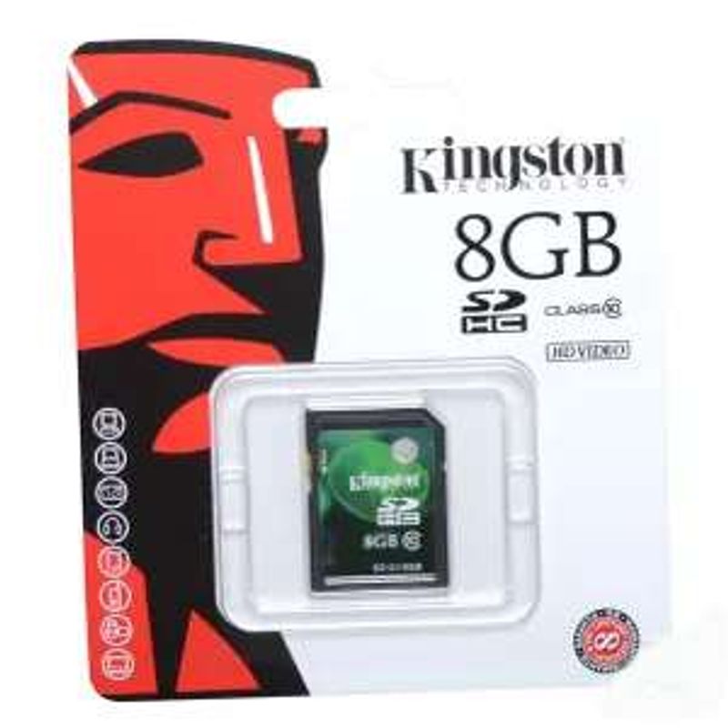 SD minnekort 8 GB