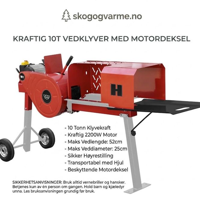 Hovedbilde Hecht 6910 Turbo Vedkløyver (10 tonn) – ...