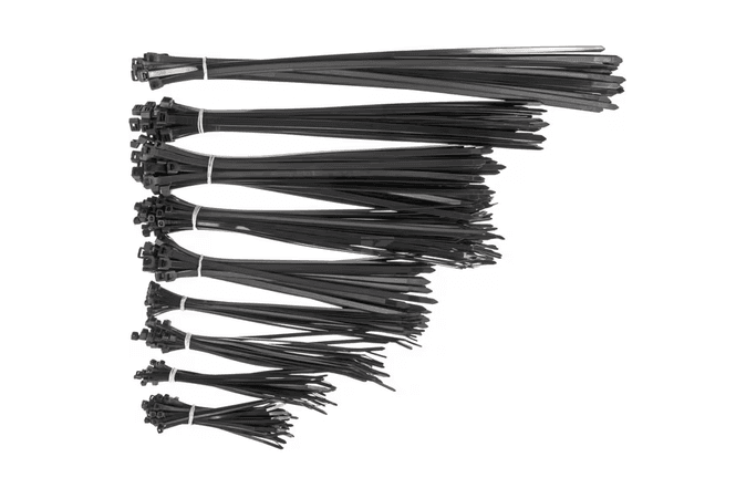 Hovedbilde Strips assortert svart nylon pakke 300 Kramp