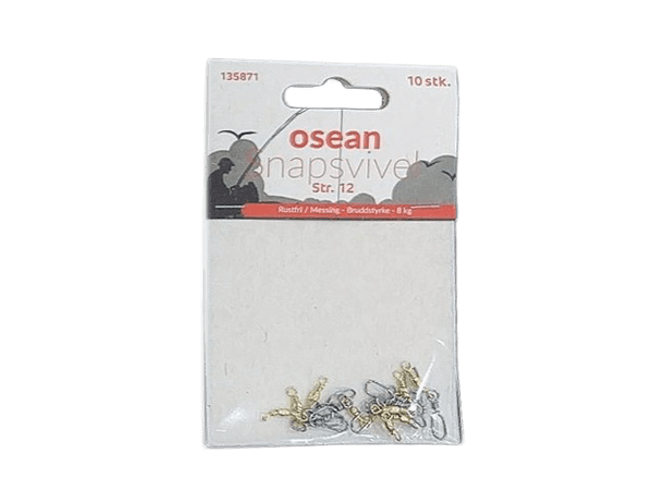 Hovedbilde Osean snapsvivel Rustfri/Messing - Pose à 10 stk