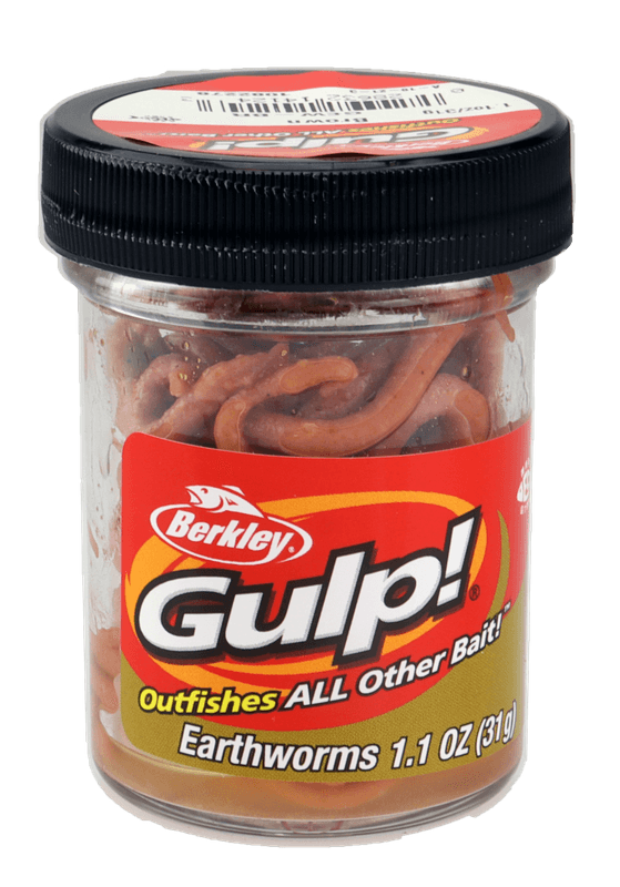 Gulp Meitemark Fiskeagn Brun 10 cm | Berkley Gulp