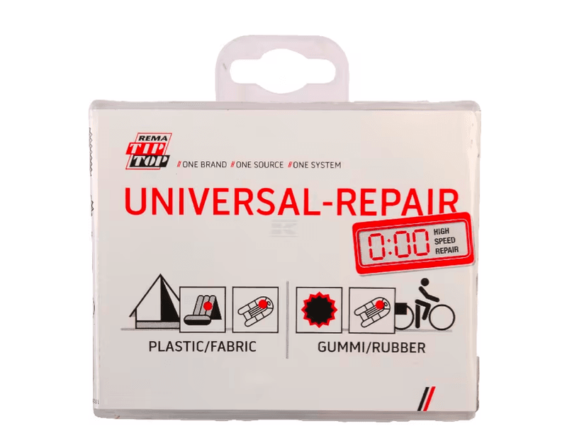 Rema Tip-Top Universal Reparasjonseske – Det ultimate lappesettet for friluft og fritid