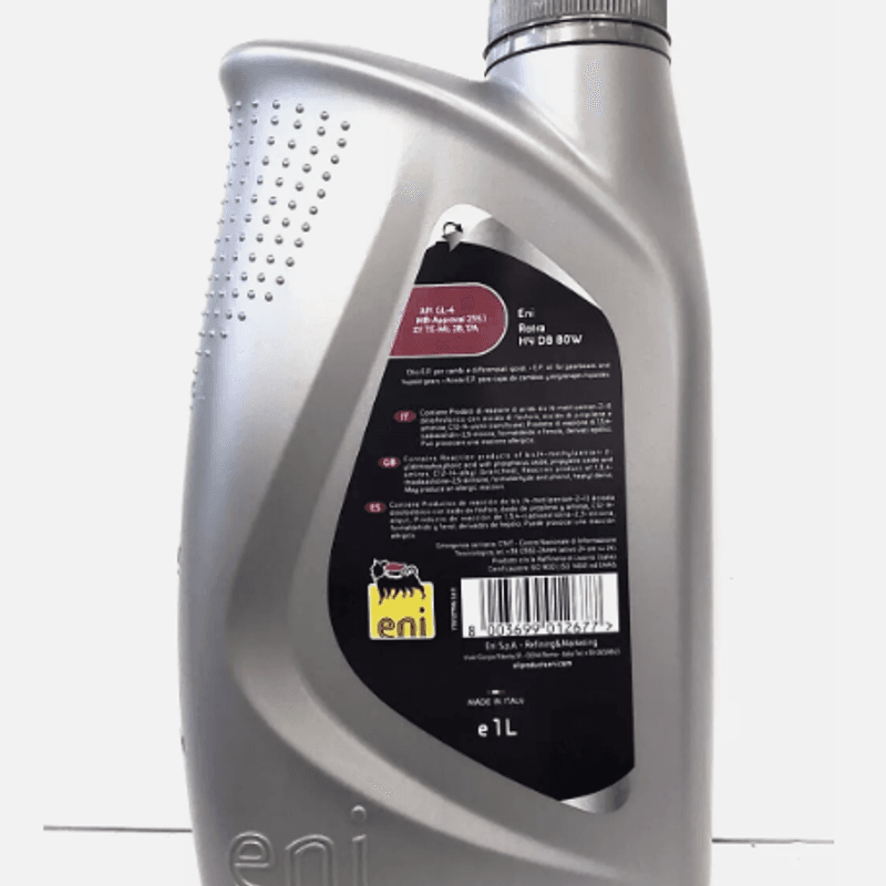 1 liter ENI Rotra HY DB 80W manuell girolje API GL 4